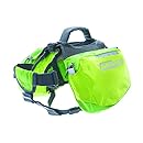 Outward Hound Kyjen  22012 Quick Release Backpack Saddlebag Style Dog Backpack, Large, Green