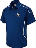New York Yankees Reebok Flux Navy Performance Polo Shirt (X-Large)