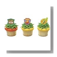 Dinosaur Train Buddy and Tiny Rings ~ 12 count