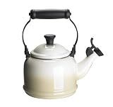 Le Creuset Demi Enamel-on-Steel 1-1/4-Quart Kettle, Dune
