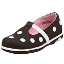 Willits Designer Dotty Shoe, Brown/White Dots, 11 UK