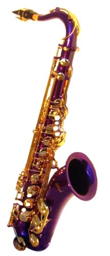 NEW B Flat Purple Tenor Saxophone with Hard Case+Metro Tuner+Music Stand