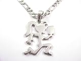 Insane Crown Posse Small Hatchetgirl Pendant ICP Silver