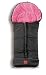Kaiser 65718/25 - Kinderwagen Fu&szlig;sack Jooy schwarz / pink