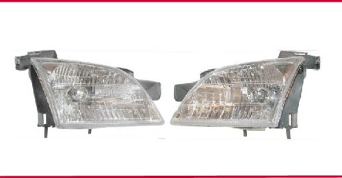 1997-2005 CHEVY VENTURE Van Headlight Set LH Driver and RH Passenger Headlights 97 98 99 00 01 02 03 04 05 Left and Right Hand Headlamp Pair for Chevrolet 1997 1998 1999 2000 2001 2002 2003 2004 2005 Venture