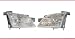 1997-2005 CHEVY VENTURE Van Headlight Set LH Driver and RH Passenger Headlights 97 98 99 00 01 02 03 04 05 Left and Right Hand Headlamp Pair for Chevrolet 1997 1998 1999 2000 2001 2002 2003 2004 2005 Venture