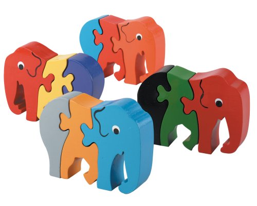 Childrens Toyshop  Toys : 3 Piece Baby elephant Puzzle