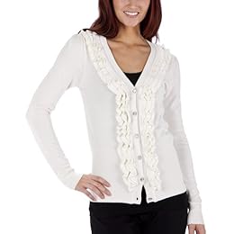 Product Image Ruffle-Edge Cardigan