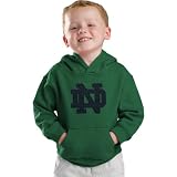 Notre Dame Fighting Irish Kids 4-7 Green adidas Tackle Twill Hooded Sweatshirt