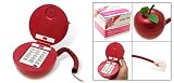Fashion Red Apple Wired Home Office Phone Table Telephone