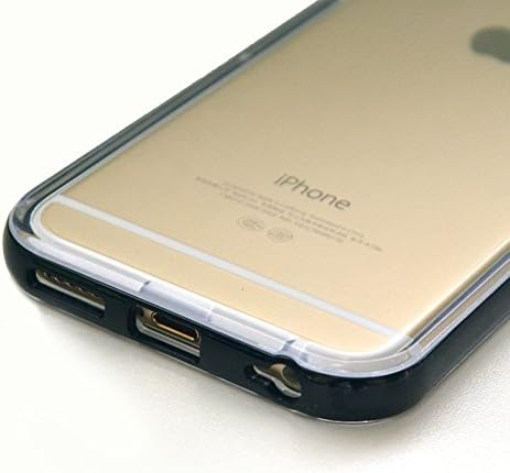 iPhone 6 Case,iPeli(TM)[Lumenair Series] LED Case iPhone 6 (4.7) Incoming Call Flash Hybrid Case Cover with PC Hard Back Case + Luminous Soft Bumper Frame Case For iPhone 6 (4.7 inch)(black)