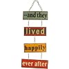 And They Lived Happily Ever After Retro Metal Hanging Sign