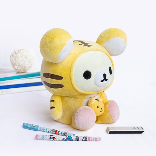 External hard drive:[Rilakkuma - White] Plush Gadget Storage Box / Trinket Box / Pen Pencil Holder (9.8 inch height)