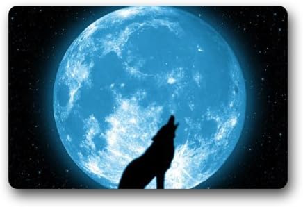 Amazing Price Retro Design Wolf Indoor/Outdoor Floor Mat 23.6"(L) x 15.7"(W)