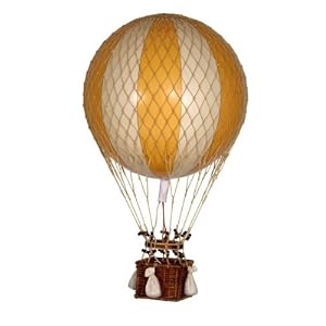 Nostalgischer Hei�luftballon / Modellballon: Royal Aero, gelb � 32 cm