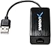 Sabrent 2-Port Portable USB 2.0 Hub and 10/100 Ethernet LAN Network Adapter (NT-HBGG)