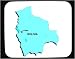 Decorated Mouse Pad with map, vector, eps