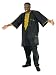 3 Piece Mens Black Dashiki Set - Dashiki, Kofi Kufi Cap and Pants