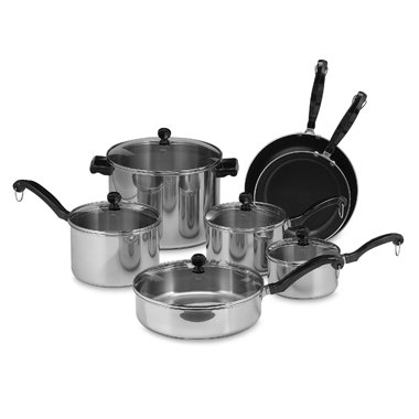 Farberware Classic Series II Stainless Steel 12-Piece Cookware Set Farberware Classic Series II Stainless Steel 12-Piece Cookware Set