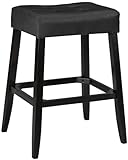 Taylor Counter Stool, 30"Hx23"W, BND LTHR BLACK
