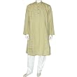 Mens Clothing Kurta Pajama Long Sleeve Cotton Dress Size L Chest :42 (gkp557c)