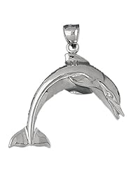 Clevereves 14K White Gold Pendant Dolphin 11 - Gram(s)