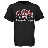 Mississippi State Bulldogs Black Script Lettering Alumni T-shirt