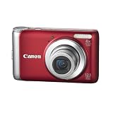 Canon PowerShot A3100IS 12.1 MP Digital Camera with 4x Optical Image Stabilized Zoom and 2.7-Inch LCD (Red)