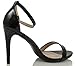 Delicious Women's Jaiden Faux Leather Wide Strap Single Sole Heels 4