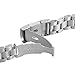 Moto 360 2 Watch Band (2nd Gen, 46mm 2015), Threeeggs Stainless Steel Watch Strap Adjustbable Bracelet Band for Motorola Moto 360 2 46mm Smart Watch (B - Silver)