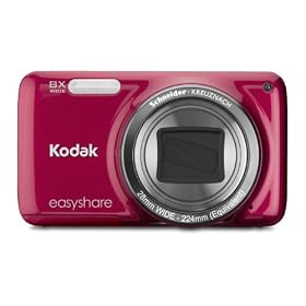 Click here to buy Kodak EasyShare M583 14 MP Digital Camera with 8x Optical Zoom and 3-Inch LCD - Red by Kodak.