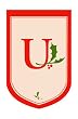 Monogram Holiday Garden Size Flag - U