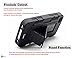 iPhone 4 Case, iPhone 4S Case, NageBee - Hybrid Armor Military Stand Holster Locking Belt Swivel Clip Combo Case for iPhone 4 & 4S (Black)