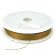 328 Ft Flexible Yellow Coated Beading Wire 7 Str 0.38mm