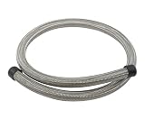 Mr. Gasket S412 Stainless Steel Braided Hose  4 Feet-Uses 12AN Fitting