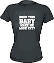 Does This baby Make me Look Fat? Women's tee Shirt in 6 Colors Small thru XXL