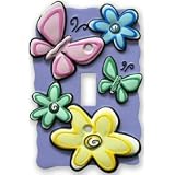 Bedtime Butterfly Light Switch Plate