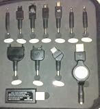 Electronics : Universal PDA Mobile PSP Ipod Multi Mains Car USB Charger in Case