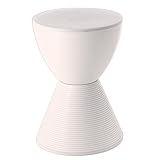 ITALMODERN Sasha Plastic Dining Stool in White