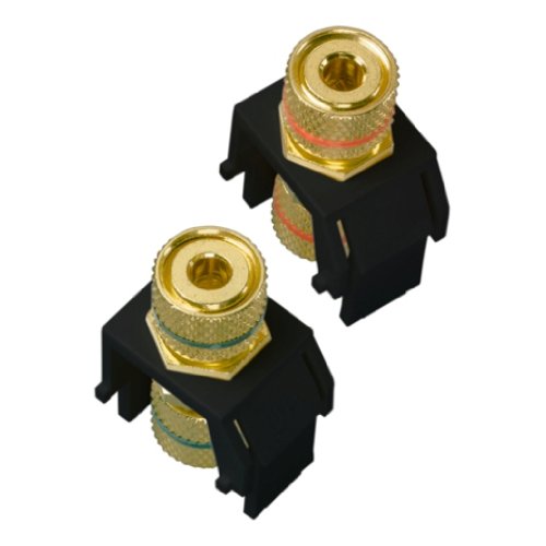 OnQ / Legrand WP3457BK Audio Binding Posts, Black