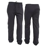 FLOSO® Mens Jogging Bottoms/Jog Pants (Closed Cuff)