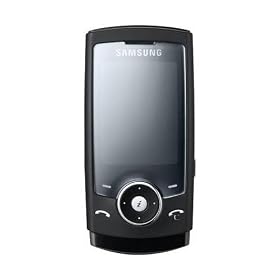Samsung SGH-U600 Unlocked Cell Phone with 3.2 MP Camera, Media Player, MicroSD Slot--International Version with No Warranty (Black)