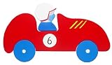 Red Race Car 3D Wood Wall Decor Red Race Car 3D Wood Wall Decor
