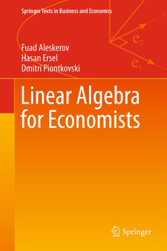 Linear Algebra for Economists (Springer Texts in Business and Economics)
