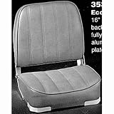 Fold Down Boat Seat With Plastic Frame (2967-5600577) - Green: Green
