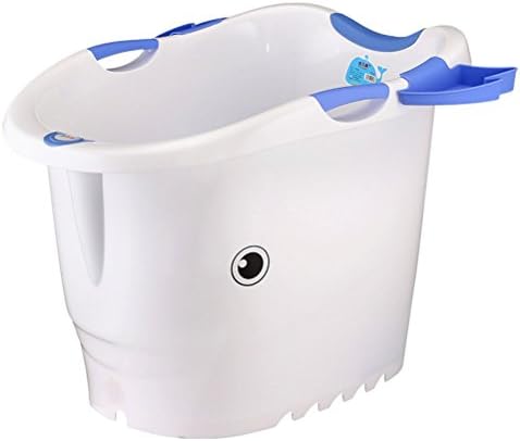 YOUERMEI Shark Shape Oversized Child / Baby Care Bathtub Baby Pool Blue White