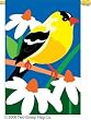 Gold Finch Flag Indoor/outdoor 28" X 44"