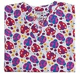 Ladybug Picnic V-Neck Nursing Uniform Scrub Top (XS-3X) SIZES RUN LARGE!