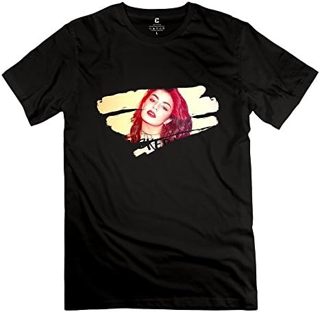 BXGD- Men's Fashion Tees Charli XCX Singer Size XL Black