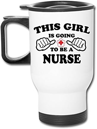 Superior Going To Be Nurse Travel Mugs With Handle White Drink Bottle With Easy Clean Lid